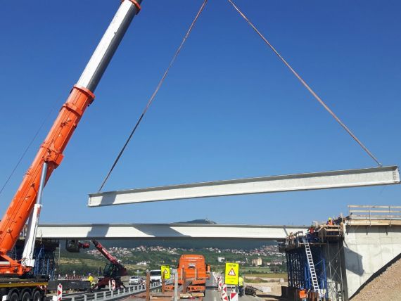 Výstavba mostu v Nitre pre priemyselnú zónu Jaguar Landrover